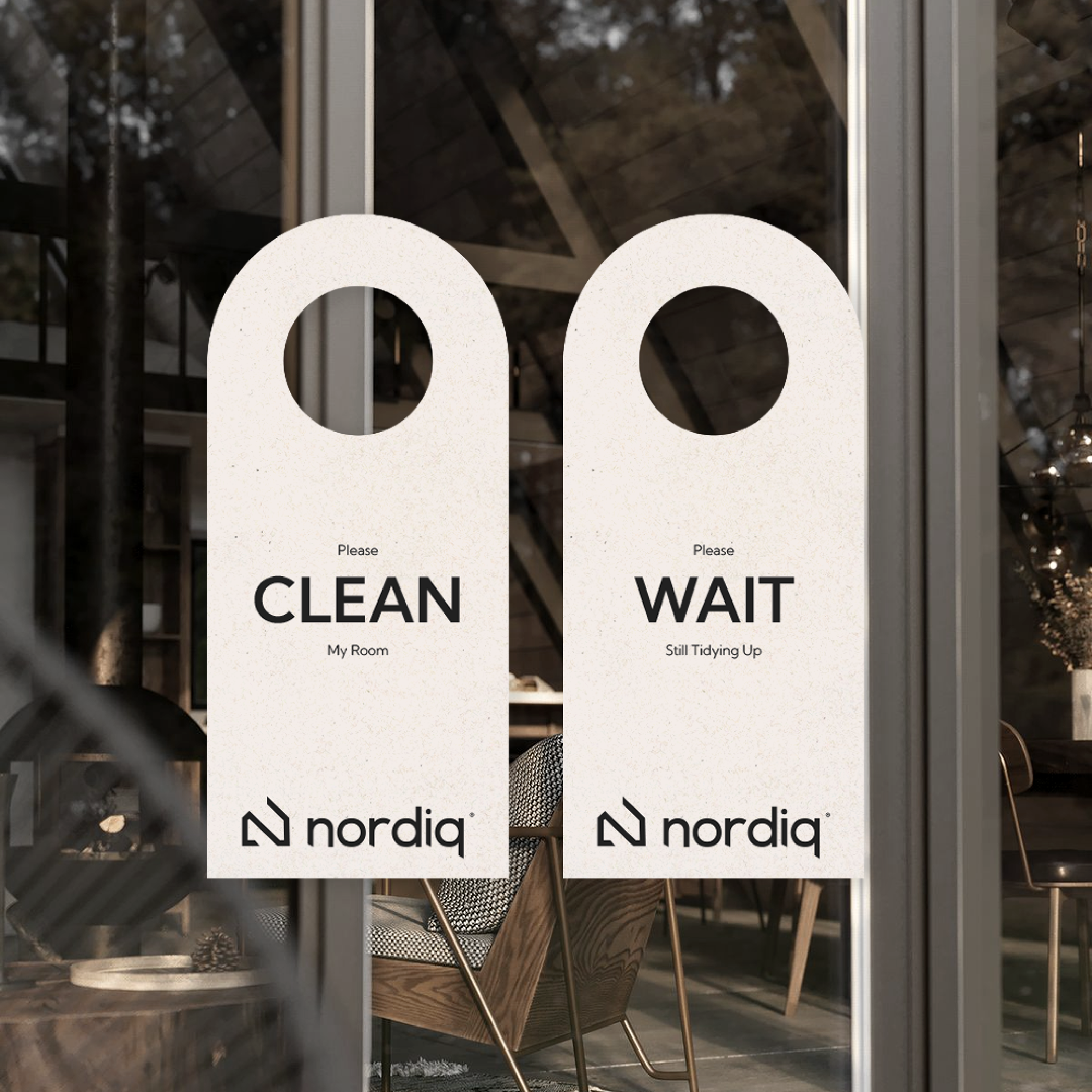 door hanger design for Nordiq