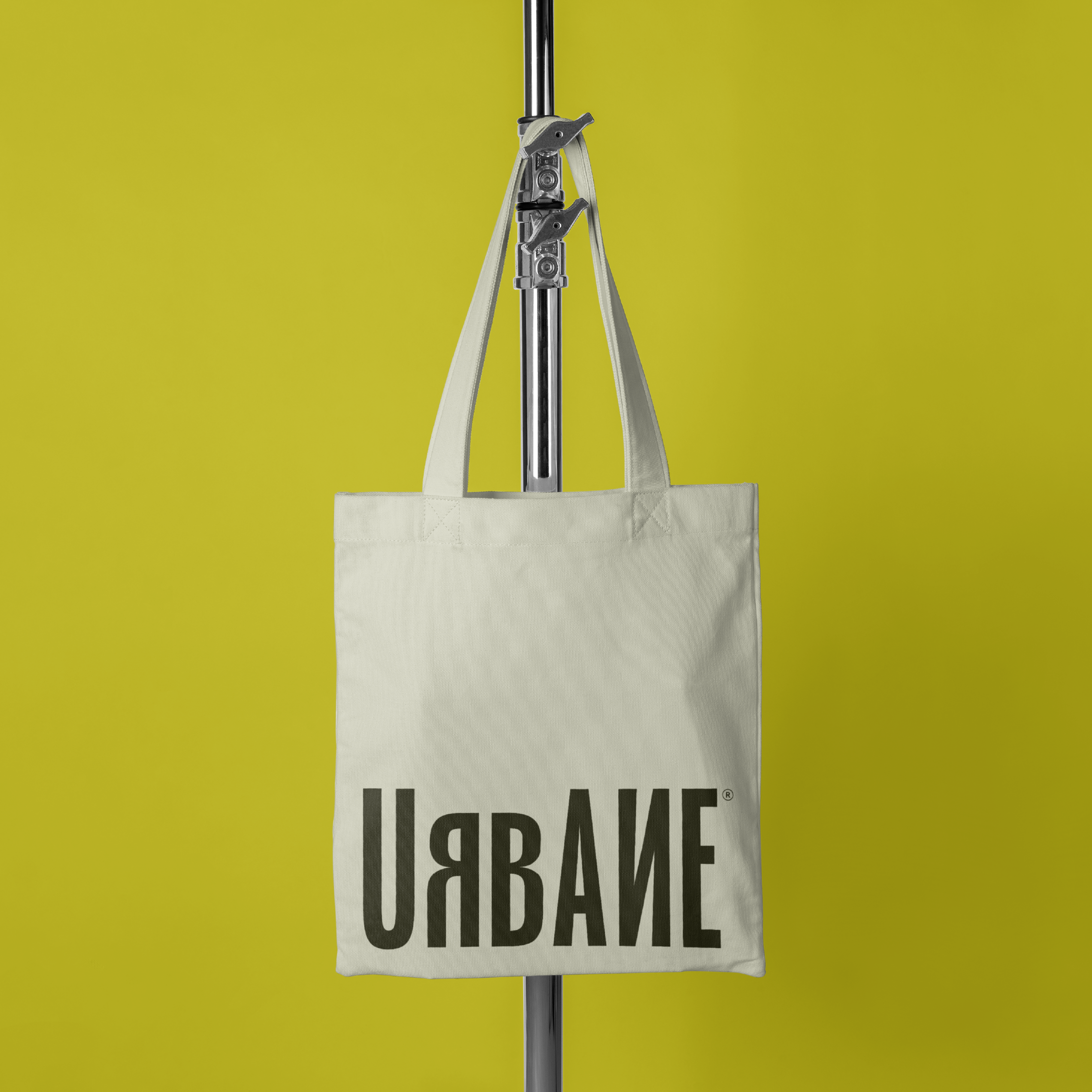 tote bag design with Urbane brand logo